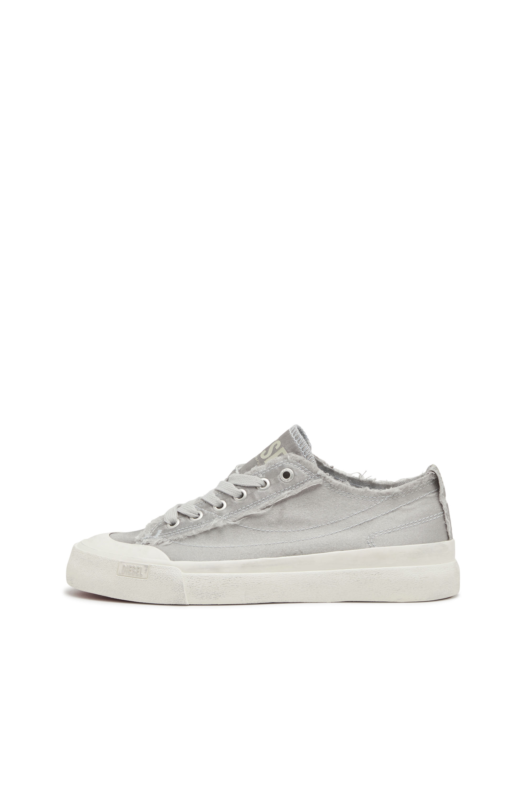 Diesel - S-ATHOS LOW W, S-Athos Low-Deportivas de satén desgastado Mujer in Gris - 8