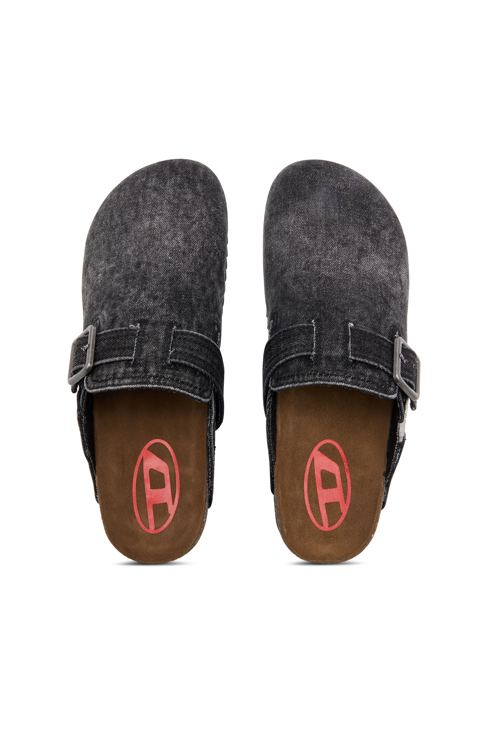 Diesel - D-WOODSTOCK X, Man's D-Woodstock-Mules in faded denim in Black - 5