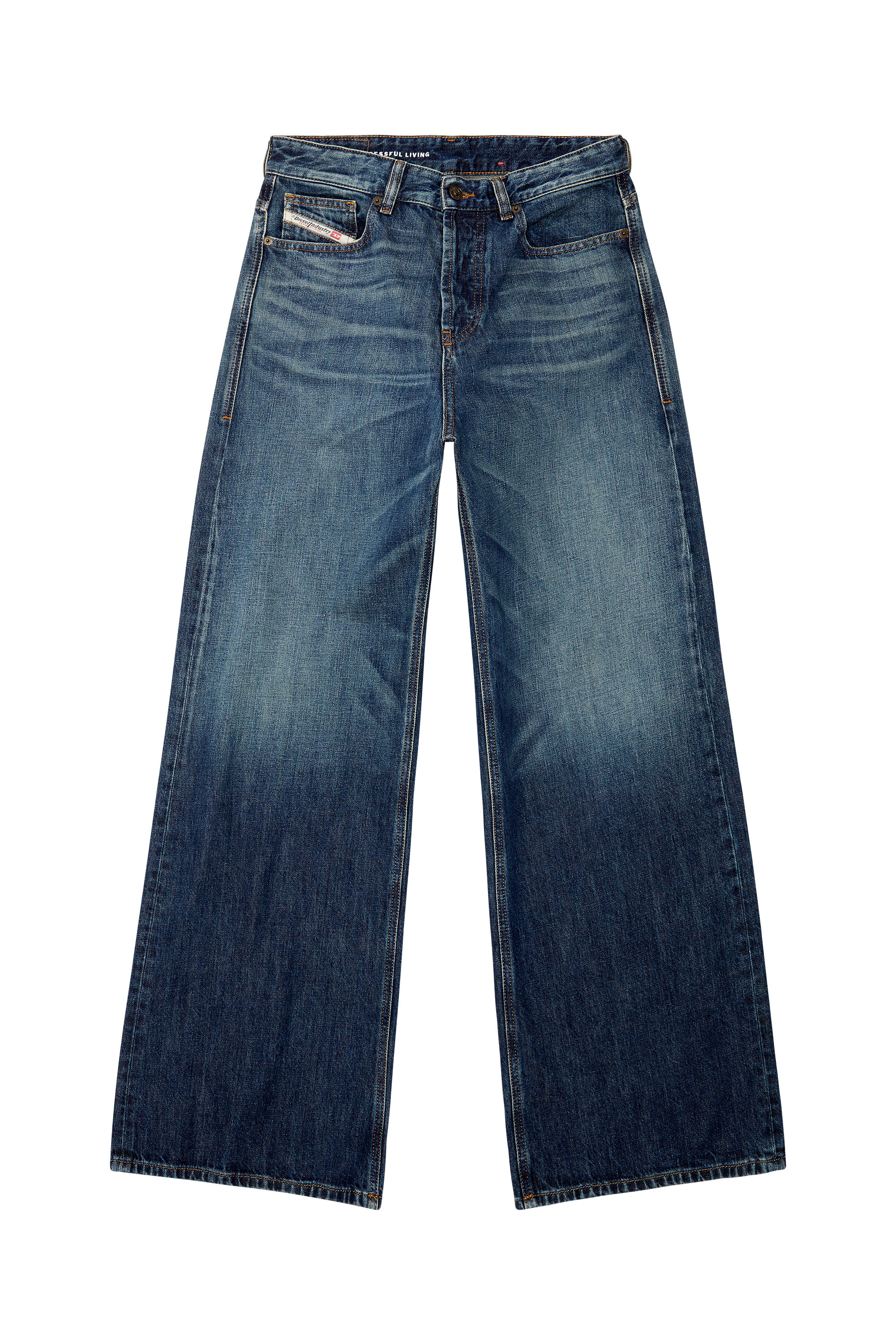 Diesel - Relaxed Jeans 1996 D-Sire 09H59 Mujer, Azul Oscuro - 3