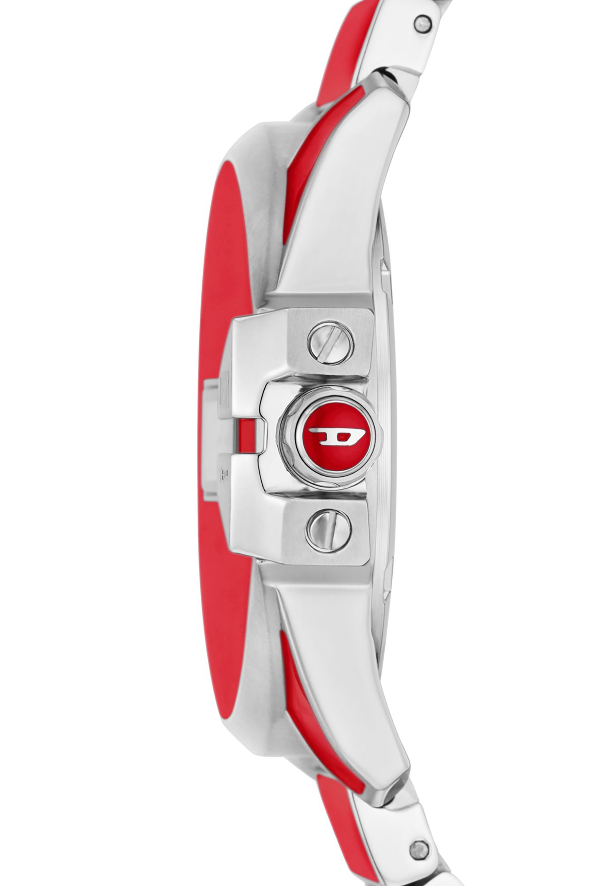 Diesel - DZ2192, Unisex's Baby Chief Digital red enamel and stainless steel watch in Red - 3