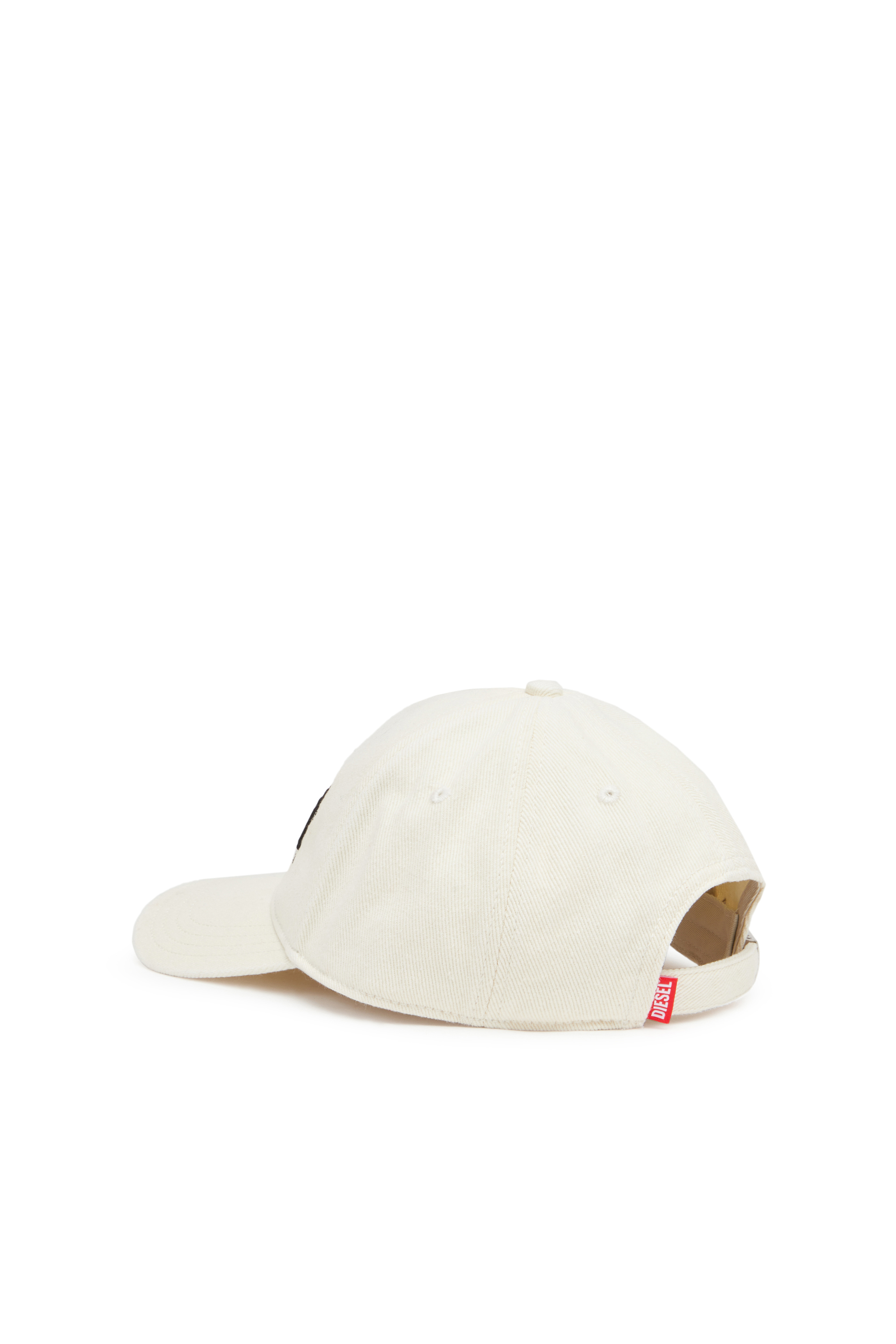 Diesel - CORRY-DIV-WASH, Gorra de béisbol con logotipo bordado Hombre in Blanco - 2