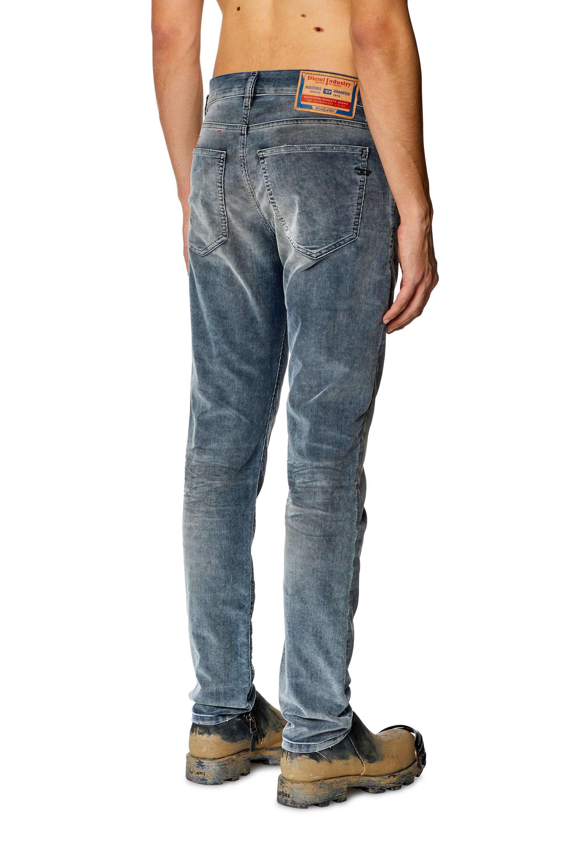 Diesel - Man's Slim Jeans 2019 D-Strukt 068JF, Dark Blue - 4