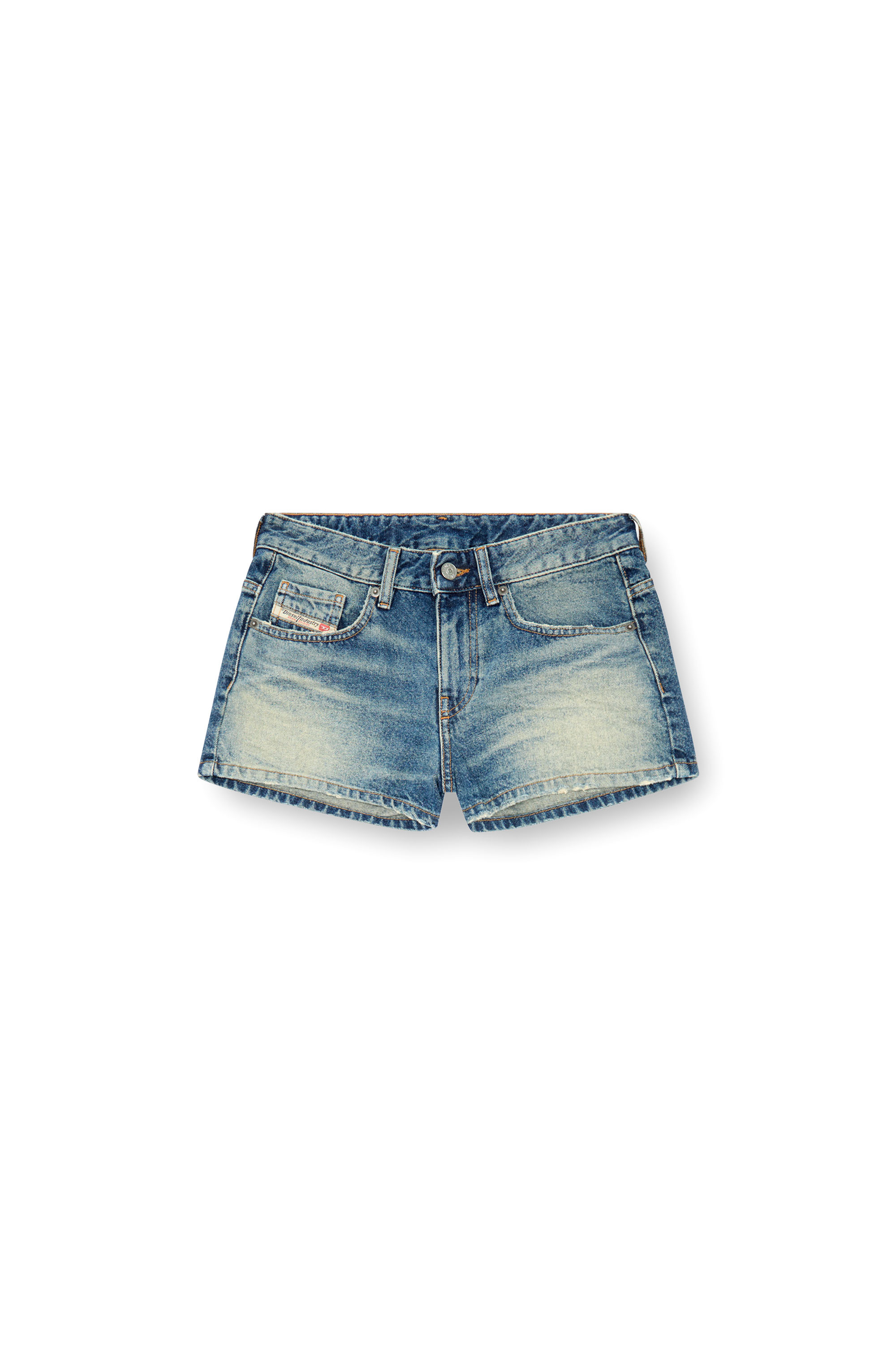 Diesel - DE-YUBA, Woman's Denim shorts in Medium blue - 5