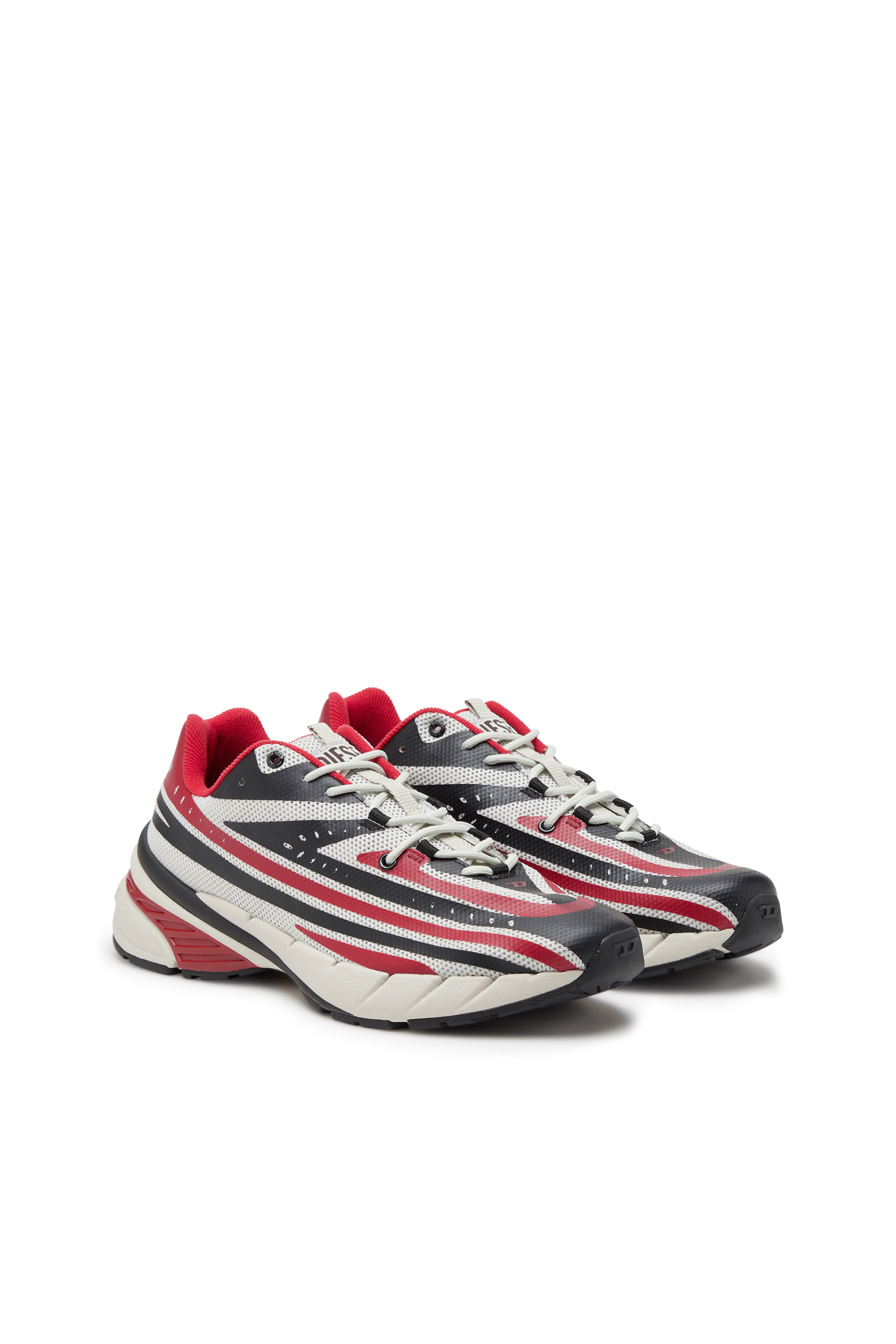 Diesel - D-AIRSPEED LOW, D-Airspeed Low-Deportivas a rayas de malla recubierta Hombre in Multicolor - 2