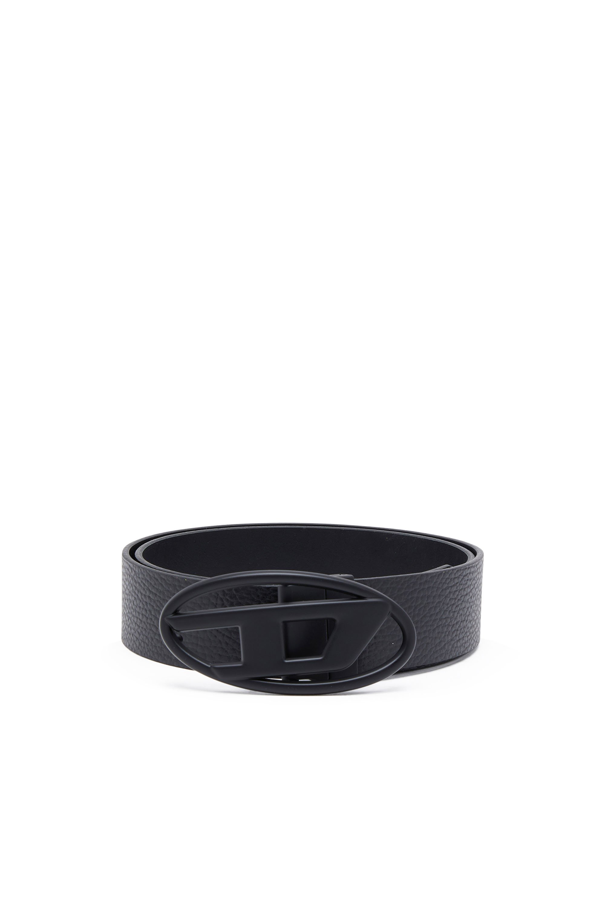 Diesel - B-1DR REV II, Man's Reversible leather belt in Black - 2