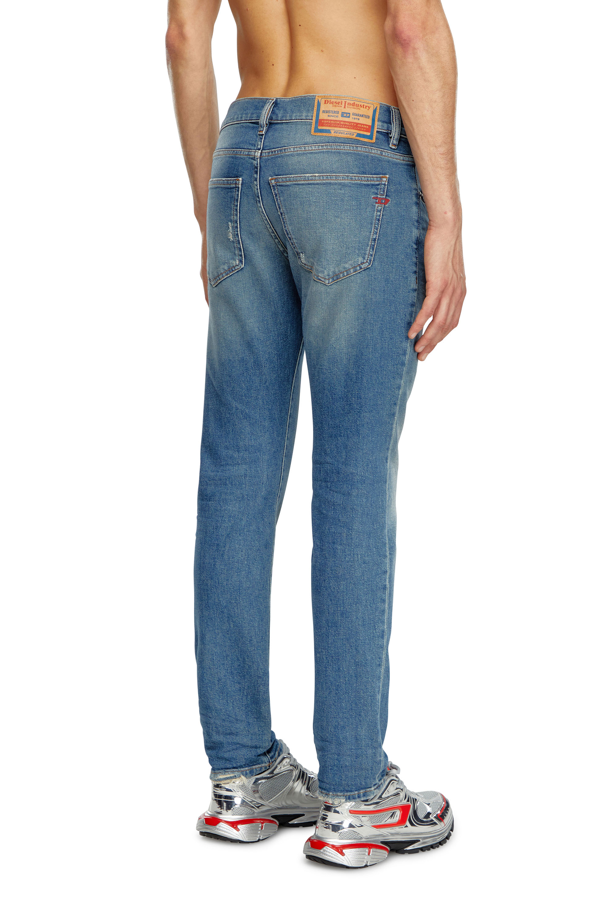 Diesel - Man's Slim Jeans 2019 D-Strukt 0GRDG, Light Blue - 3