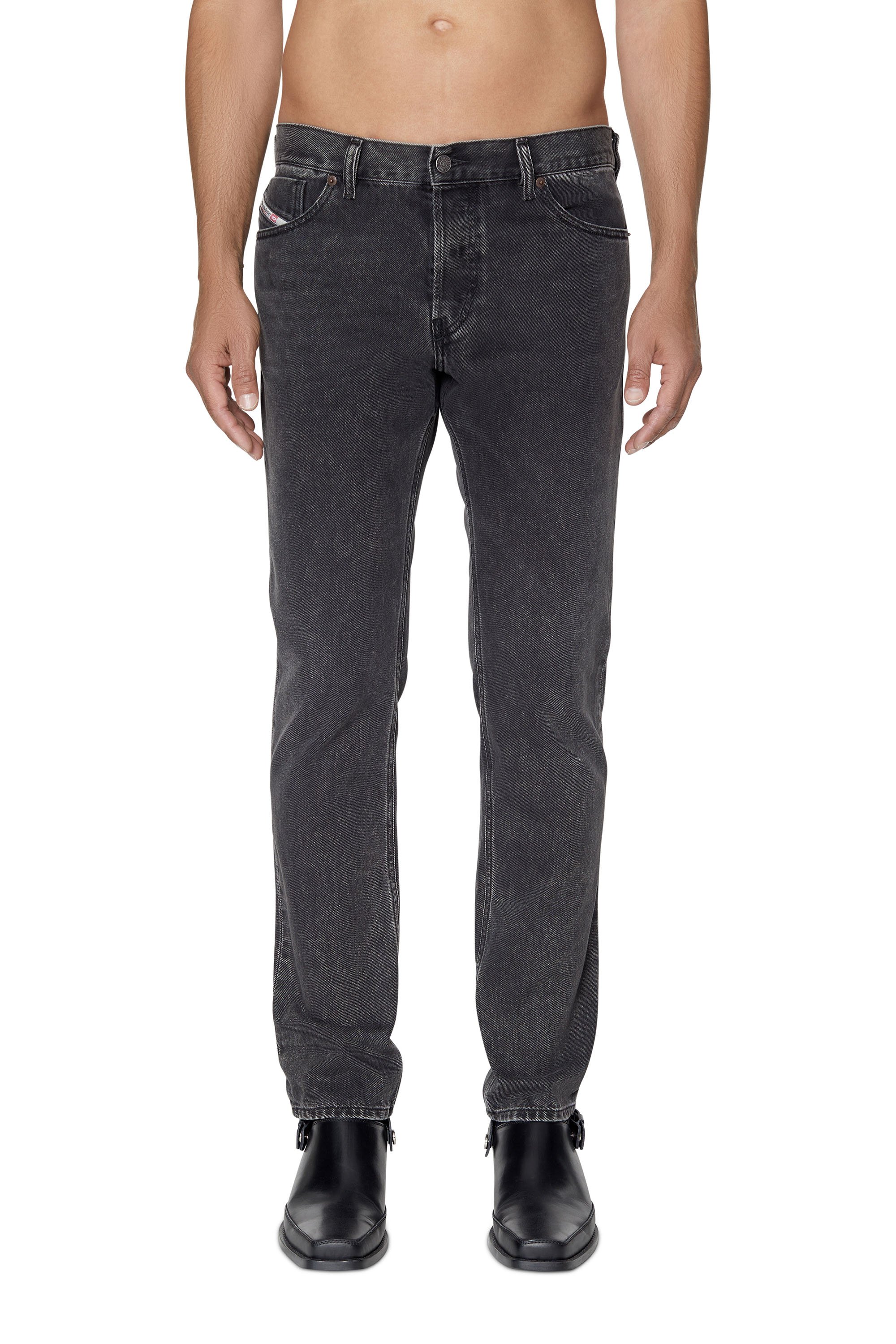 Diesel - Regular Jeans 1995 D-Sark 09B87, Man's Regular Jeans - 1995 in Black/Dark grey - 1