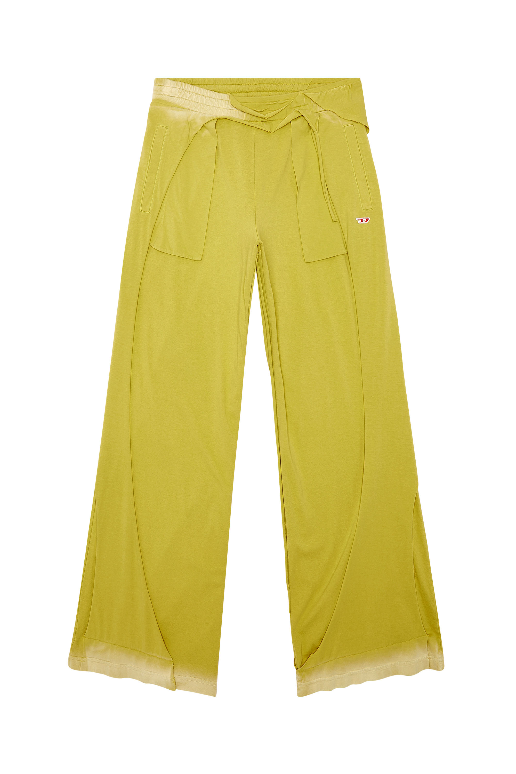 Diesel - P-TOPAHOOP-N1, Man's Sweatpants with destroyed peel-off effect in Yellow - 5