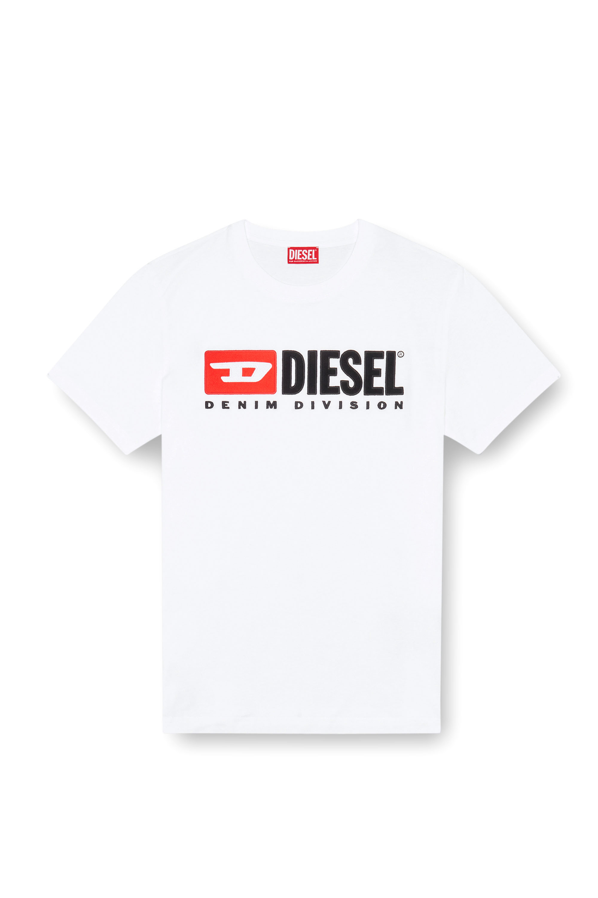 Diesel - T-BOXT-DIV, Camiseta con parche con el logotipo Diesel Hombre in Blanco - 4