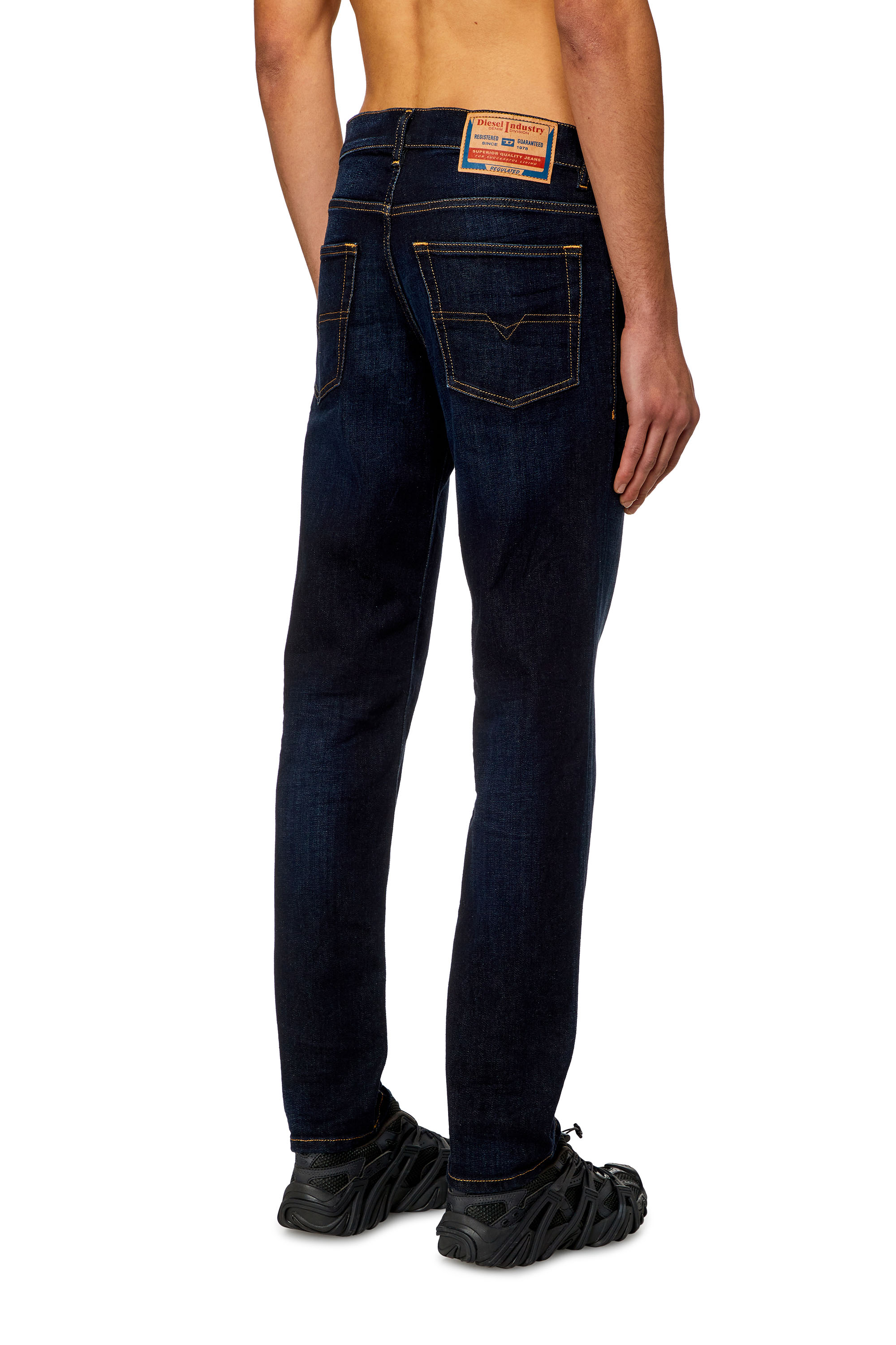 Diesel - Man's Regular Jeans 2023 D-Finitive 009ZS, Dark Blue - 3