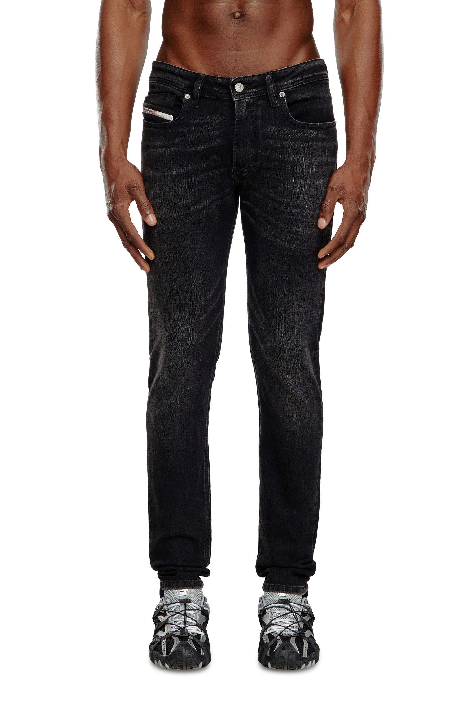 Diesel - Skinny Jeans 1979 Sleenker 0GRDA Hombre, Negro/Gris oscuro - 1