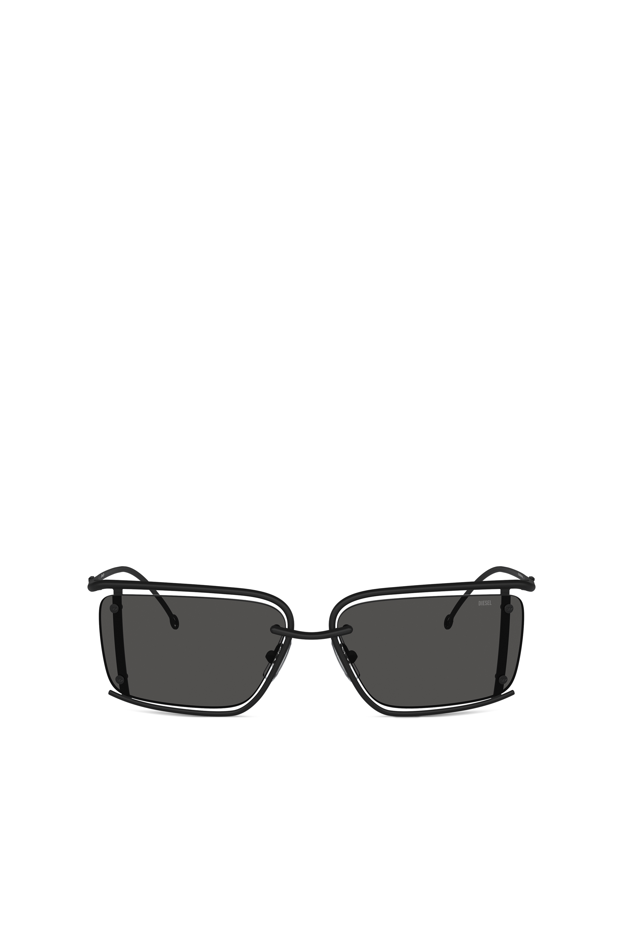 Diesel - 0DL1002, Gafas rectangulares Unisex in Negro - 1