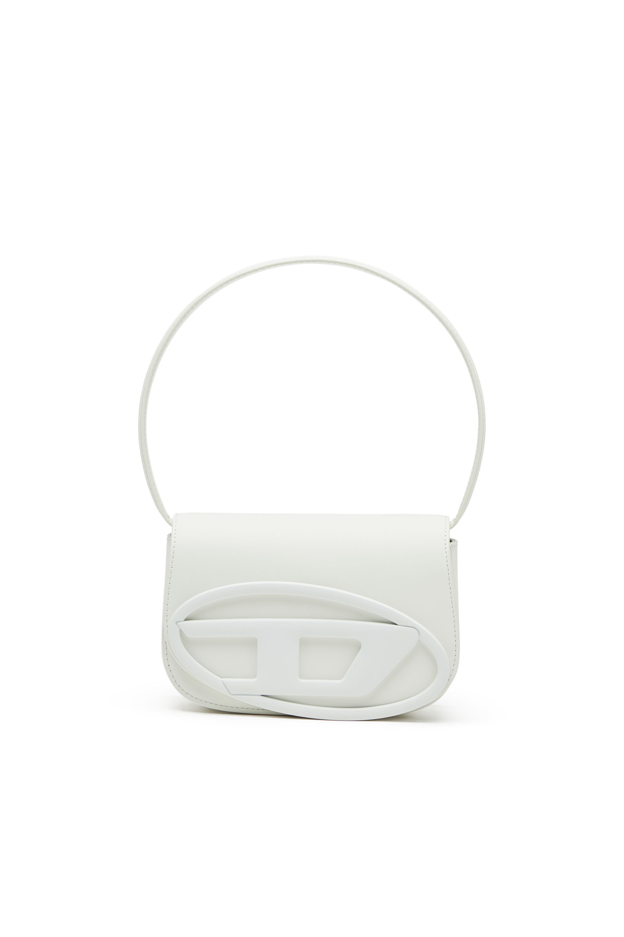 Diesel - 1DR, Woman's 1DR-Iconic shoulder bag in matte leather in White - 7