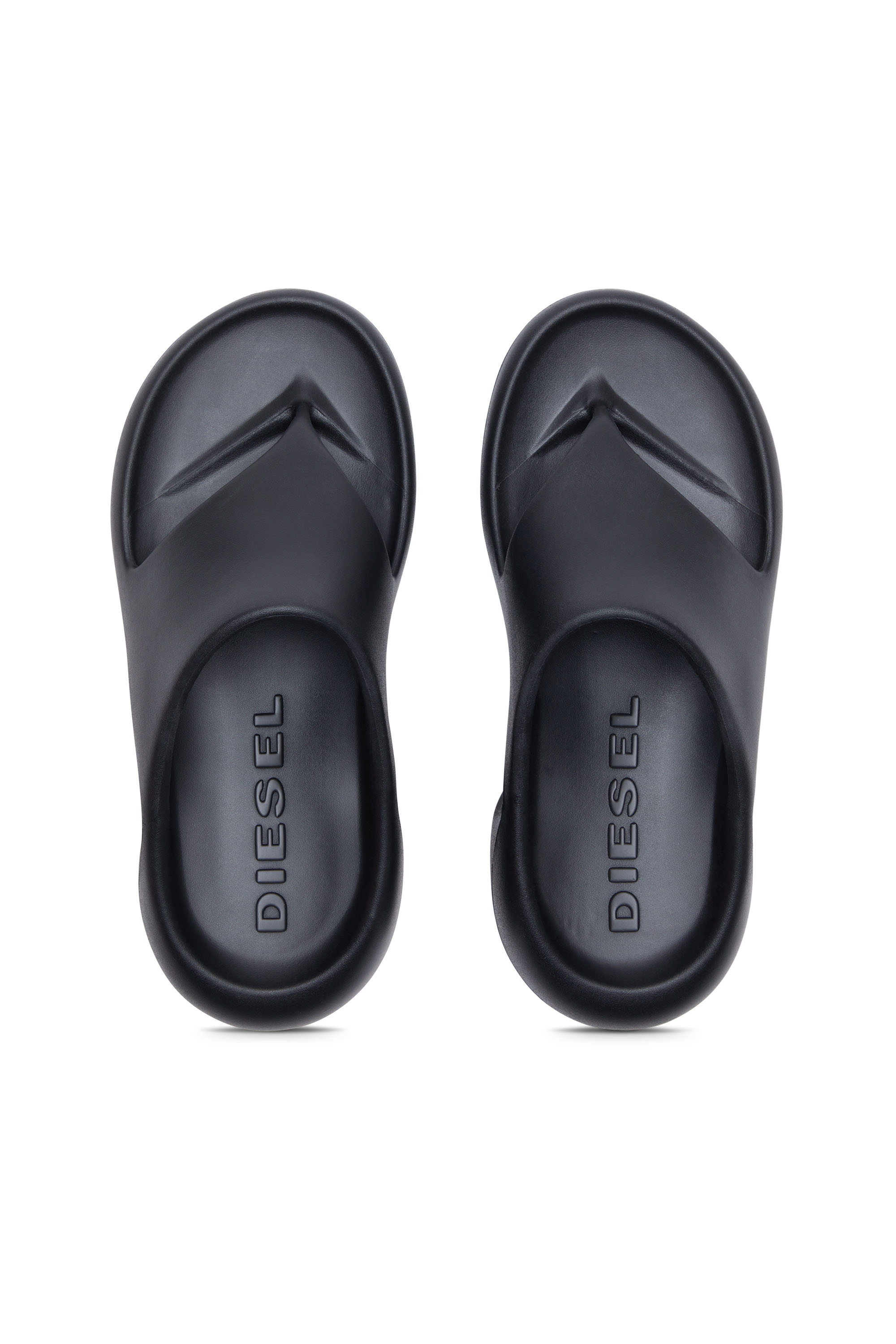 Diesel - SA-MAUI X, Unisex's Sa-Maui-Rubber mule flip-flop in Black - 5