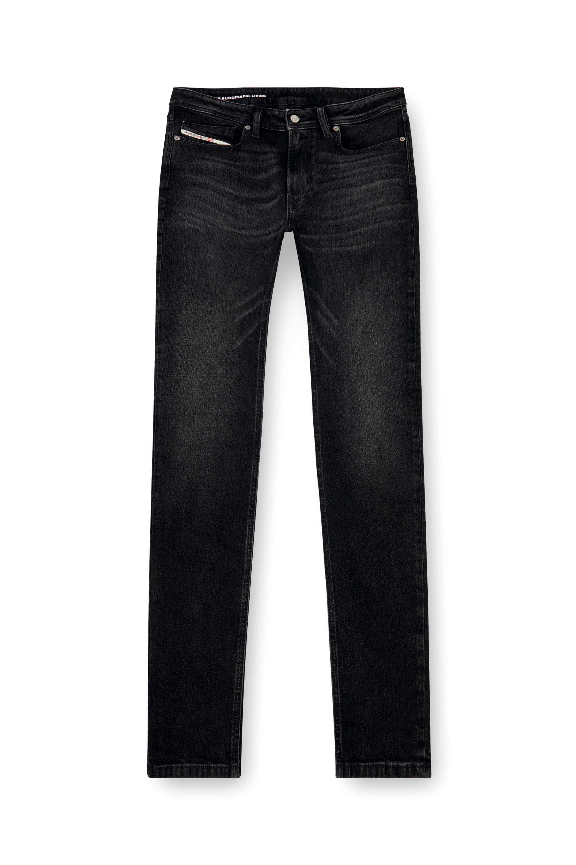 Diesel - Man's Skinny Jeans 1979 Sleenker 0GRDA, Black/Dark grey - 3