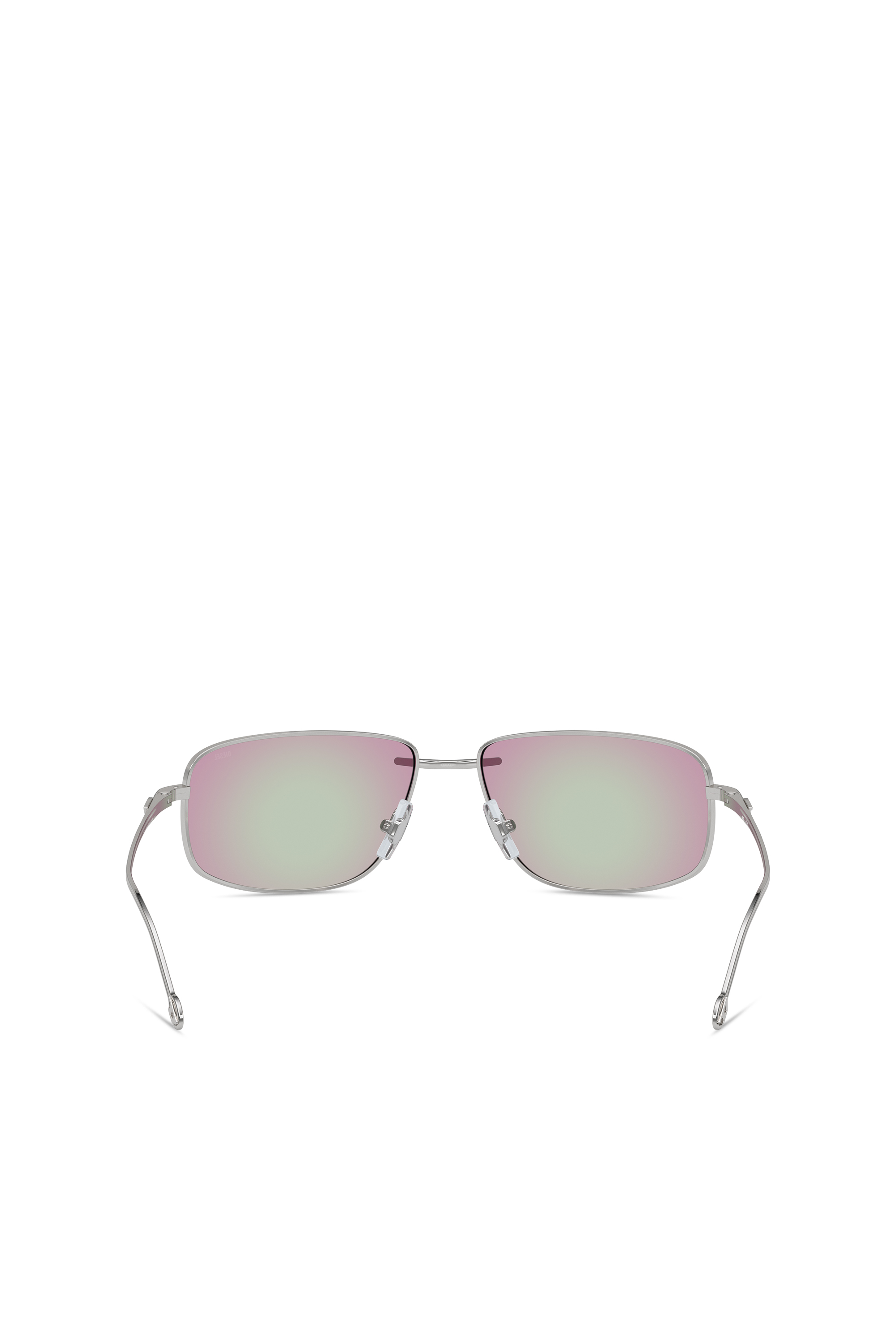 Diesel - 0DL1005, Unisex's Racer shape sunglasses in metal in Bubble - 3