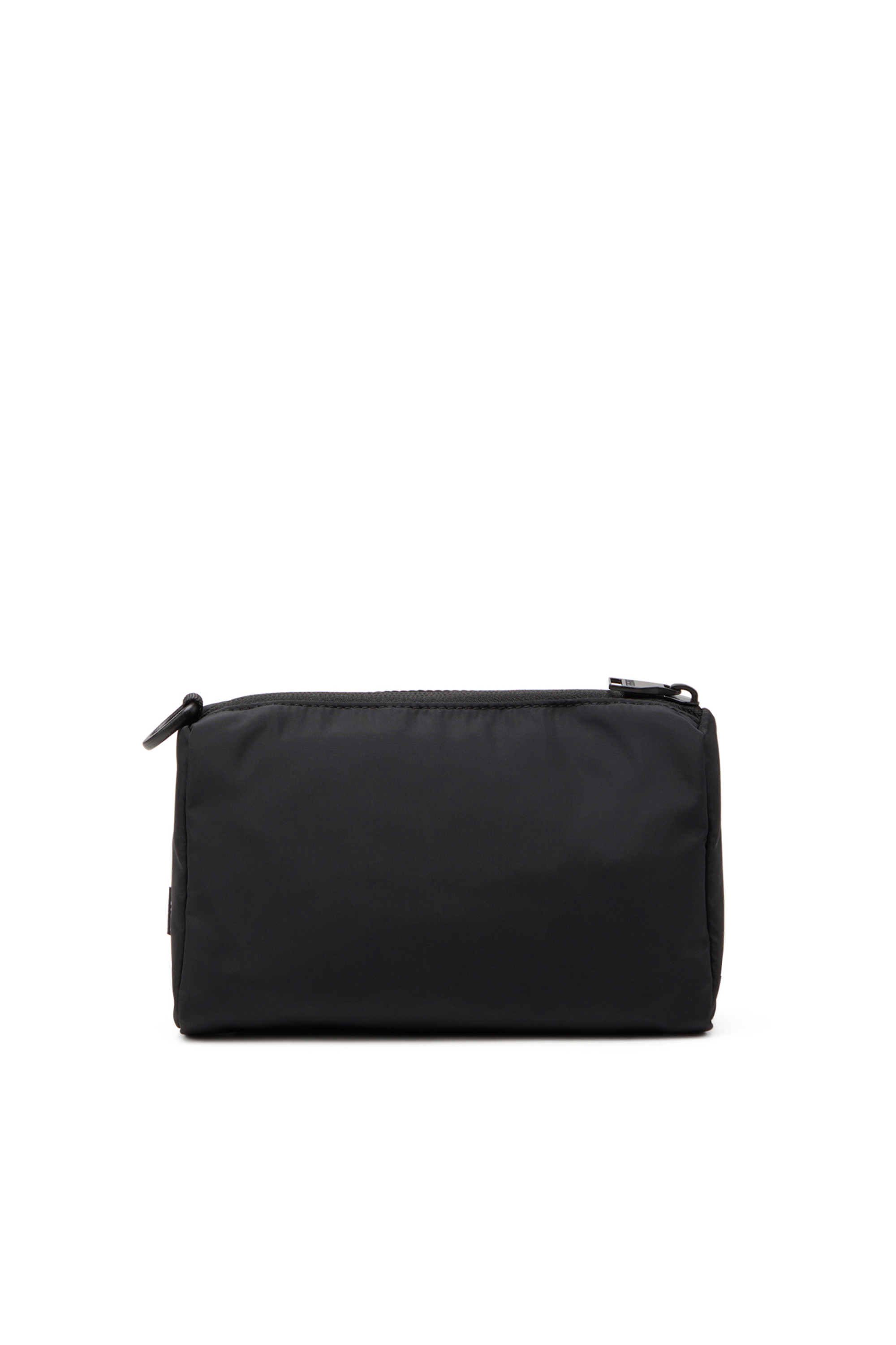 Diesel - DRAPE POUCH, Bolso de mano de nailon con estampado Oval D Hombre in Negro - 2