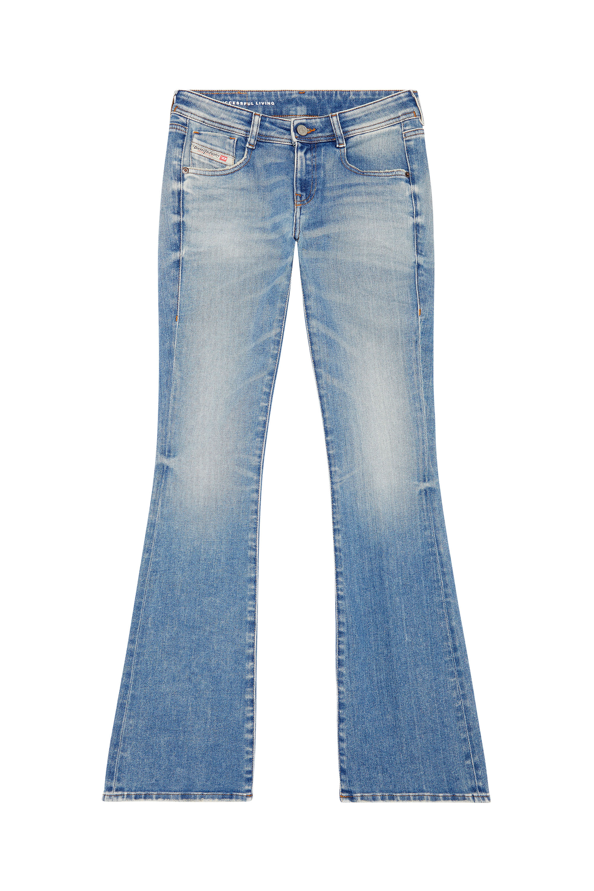 Diesel - Woman's Bootcut and Flare Jeans 1969 D-Ebbey 09G70, Light Blue - 3