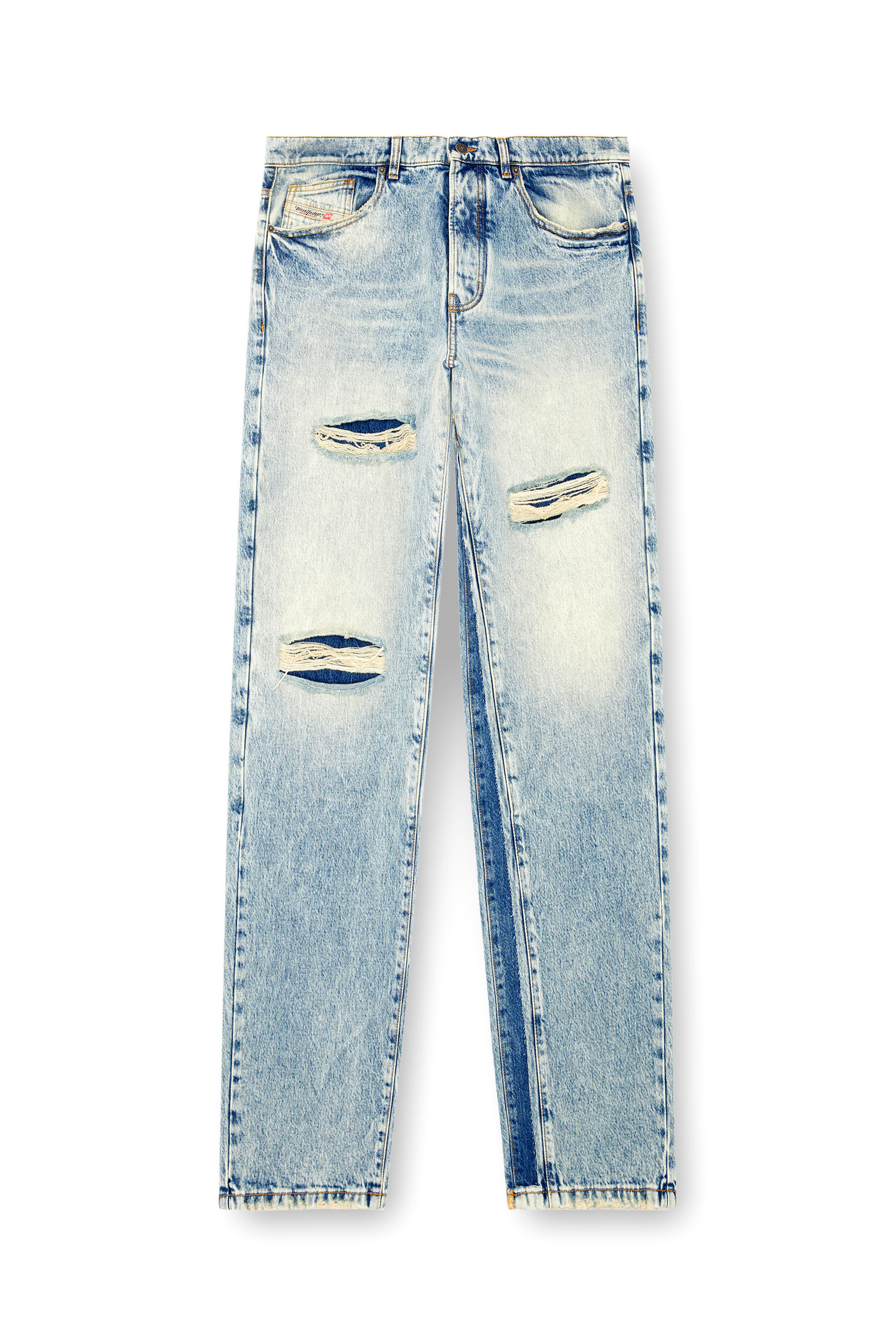 Diesel - Man's Relaxed Jeans D-Fire 0AJEN, Light Blue - 3