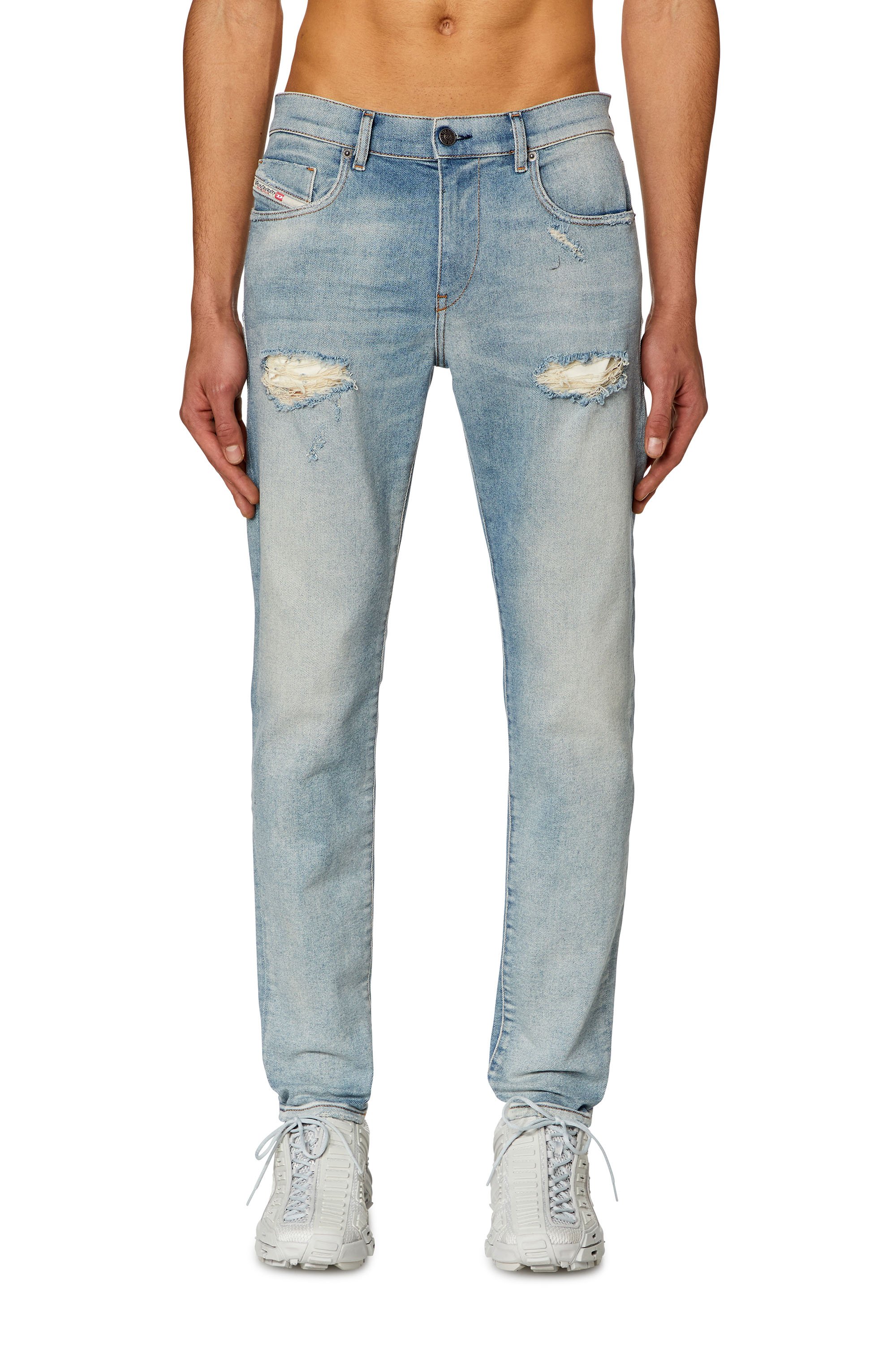 Diesel - Man's Slim Jeans 2019 D-Strukt E9B40, Light Blue - 1